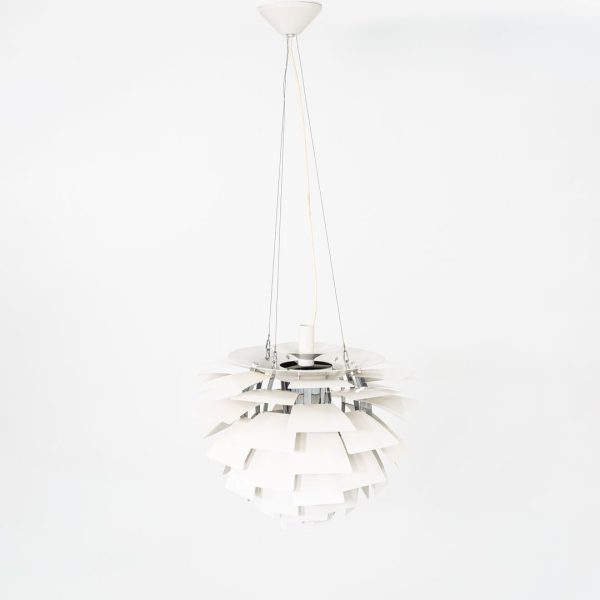 1970s Poul Henningsen for Louis Poulsen Large Artichoke Pendant Lamp in White Online Hot Sale