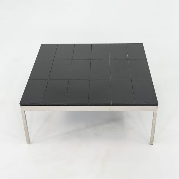 1974 Davis Allen and Gordon Bunshaft of SOM Coffee Table in Granite and Steel from Sears Tower 4x Available Online Sale