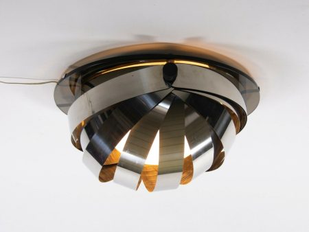 Vintage Bauhaus Flush Ceiling Pendant Lamp from Richard Meier Giovannitti House For Sale