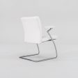 2000 Art Collection Dining Chair by Walter Knoll in White Leather 6x Available Discount