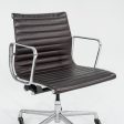 2012 Management Desk Chair, Model EA335 by Ray and Charles Eames for Herman Miller in Brown Leather 12+ Available Online Sale