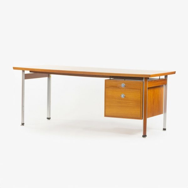 1960s Finn Juhl France & Son Technocrat Desk Model 963 in Teak Made in Denmark For Sale