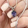 Iolite Sterling Silver Necklace Hot on Sale