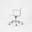 2010s Herman Miller Eames Aluminum Management Desk Chair in Light White Naugahyde Discount