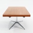 1960s Florence Knoll Partners Desk in Walnut and Chrome with Four Drawers Cheap