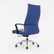 2015 Coalesse Chord Executive Office Chair by Michael Shields with Pneumatic Base in Blue Leather on Sale