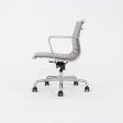 2014 Herman Miller Eames Aluminum Group Management Desk Chairs in Grey Leather with Pneumatic 4x Available Fashion