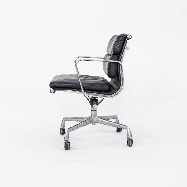 1981 Herman Miller Eames Soft Pad Management Desk Chair with Fabric Back 2x Available For Discount