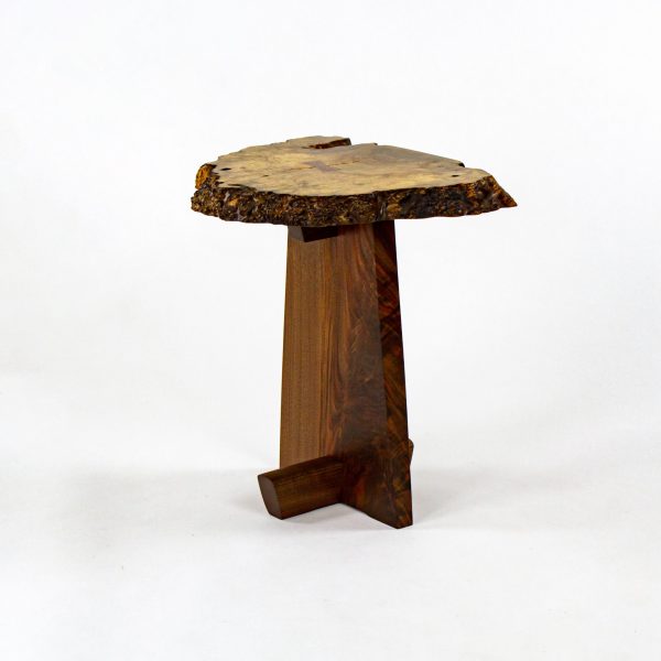 Mira Nakashima Myrtle Burl Minguren I Side Table George Nakashima Studio Sale