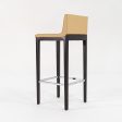 2021 Starkie Bar Stool, Model #3920-30 by Chris Panichella for Arcadia Ash Wood, Fabric, Padding, Steel Fashion