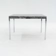 2016 Florence Knoll End Table 2515T by Florence Knoll for Knoll in Chromed Steel and Marble Sale