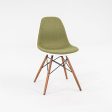 2016 DSW Side Chair with Dowel Base by Ray and Charles Eames for Herman Miller Plastic, Steel, Wood, Rubber, Fabric Discount