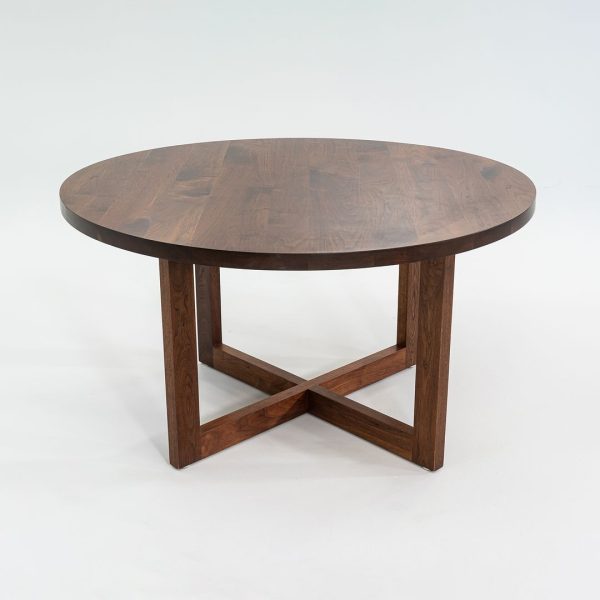 2008 Tyler Hays for BDDW Tobin Dining Table in Solid Black Walnut 54 inch Online Hot Sale