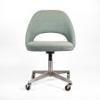 1980s Saarinen Executive Desk Chair, 72 US-BC by Eero Saarinen for Knoll Steel, Fabric, Foam Sale