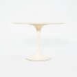 1960s Saarinen Dining Table, Model 173F by Eero Saarinen for Knoll International with Cast Iron Base and 42 inch White Laminate Top For Sale