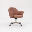 1960s Saarinen Executive Swivel Chair, Model 68S by Eero Saarinen for Knoll in Patterned Fabric Discount