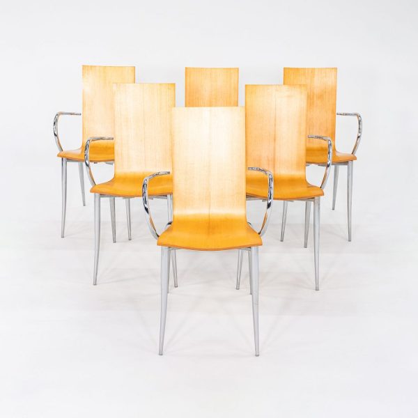 1990s Set of Six Philippe Starck for Driade Olly Tango Dining Arm Chairs Online