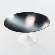 2010s Eero Saarinen for Knoll Tulip Pedestal Dining Table with 54  Ebonized Wood Top For Discount