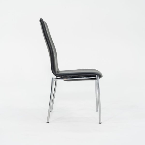 2011 Ona Plaza Side Chair by Jorge Pensi for Kusch and Co in Black Leather 45x Available Online Hot Sale