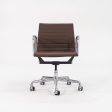 2010s Eames Aluminum Group Management Desk Chair by Ray and Charles Eames for Herman Miller in Brown Fabric For Sale