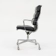 1975 Soft Pad Executive Chair, Model EA420 by Charles and Ray Eames for Herman Miller in Black Leather 1x Available For Sale