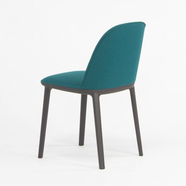 2019 Vitra Softshell Side Chair w  Teal Blue Fabric by Ronan & Erwan Bouroullec Hot on Sale