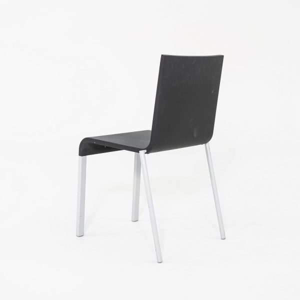 2002 Maarten van Severen for Vitra .03 Stacking Dining Side Chairs in Black 7x Available Supply