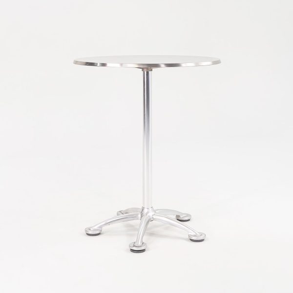 2000s High-Top Bistro Table by Jorge Pensi for Knoll in Aluminum and Stainless 4x Available Online Sale