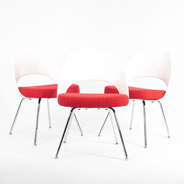 2011 Knoll Saarinen Executive Side Chair, Model 72C by Eero Saarinen for Knoll Steel, Fabric, Foam, Plastic Online now