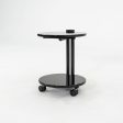 1980s Pace Collection Black Lacquered Occasional End Table on Casters Online