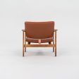 1966 Rare Series 4700 Chair by Arne Jacobsen for Fritz Hansen in New Cognac Leather Online now