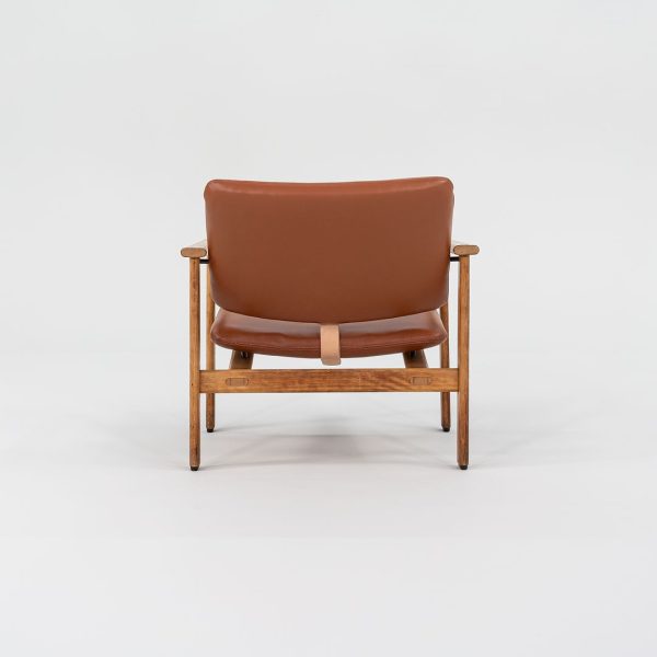 1966 Rare Series 4700 Chair by Arne Jacobsen for Fritz Hansen in New Cognac Leather Online now