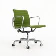 2010s Eames Aluminum Group Management Desk Chair by Ray and Charles Eames for Herman Miller in Green Fabric For Discount