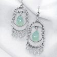 Chalcedony, Moonstone Sterling Silver Chandelier Earrings Online Hot Sale