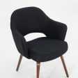 2018 Saarinen Executive Chair with Arms, 71A by Eero Saarinen for Knoll in Oak with Fabric Upholstery Cheap