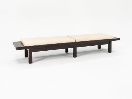 Cordovan Bench by Christian Liaigre for Holly Hunt in Leather 2x Available Discount