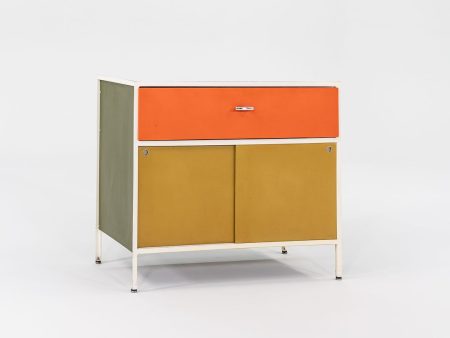 Steel Frame Cabinet Model 4033 by George Nelson for Herman Miller Steel, Masonite, Paint, Iron Supply