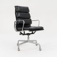 1988 Soft Pad Executive Chair, Model EA420 by Ray and Charles Eames for Herman Miller in Black Leather For Sale