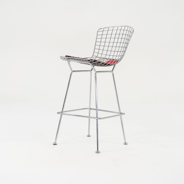 2021 Bertoia Bar Stool, Model 428C by Harry Bertoia for Knoll 4x Available Online now