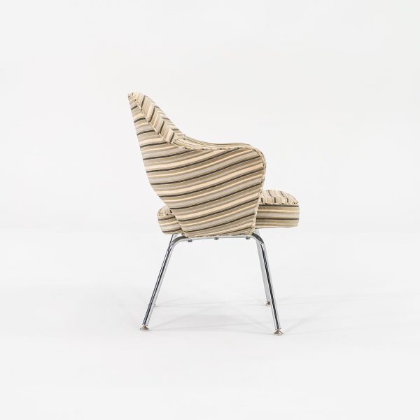 2009 Saarinen Executive Chair, Model 71APC by Eero Saarinen for Knoll in Striped Fabric Online