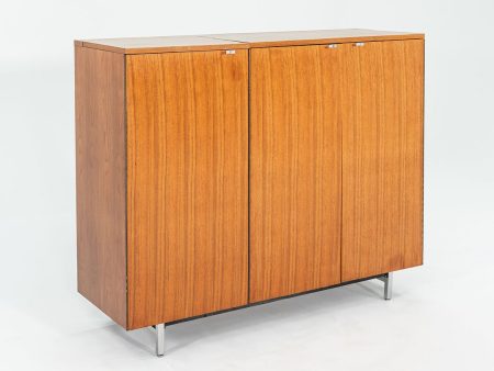 1950s George Nelson for Herman Miller Basic Cabinet Series Three-Door Cabinet Bar Hot on Sale