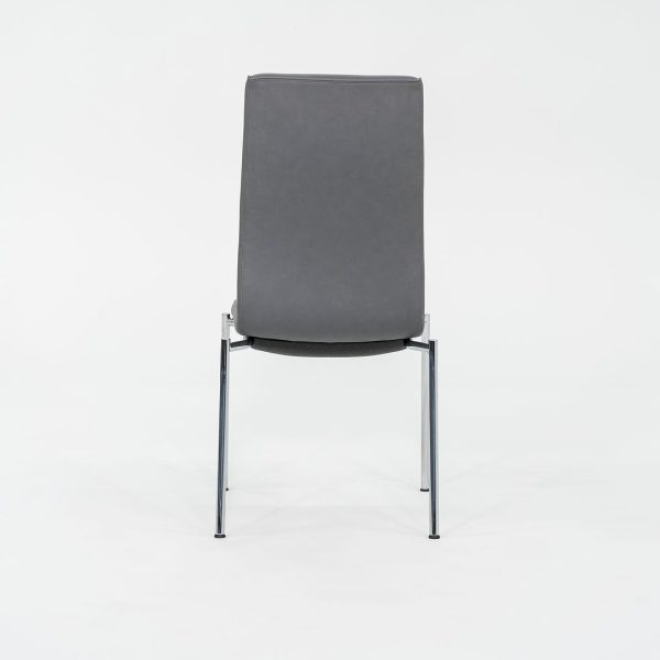 2013 Grey Stacking Kusch+Co Ona Plaza Dining   Side Chairs by Jorge Pensi with Aluminum Legs 8x Available For Sale