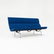 2006 S-473 Compact Sofa by Ray and Charles Eames for Herman Miller with New Blue Upholstery Online Sale