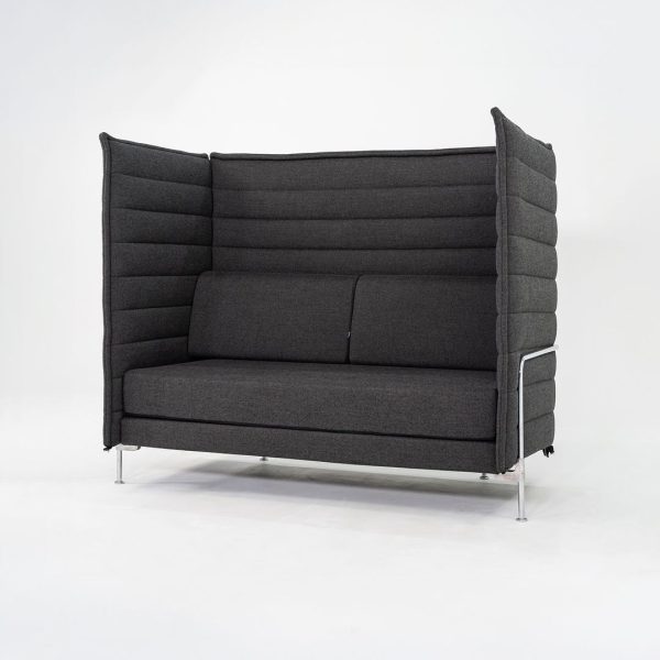 2018 Ronan & Erwan Bouroullec for Vitra Alcove Two Seater Sofa in Grey Fabric Cheap