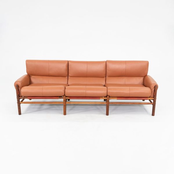 1970s Kontiki Three Seat Sofa by Arne Norell for Scanform with New Upholstery Supply