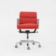 2010s Soft Pad Management Chair, EA435 by Ray and Charles Eames for Herman Miller in Red Fabric For Cheap