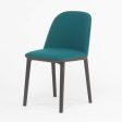 2019 Vitra Softshell Side Chair w  Teal Blue Fabric by Ronan & Erwan Bouroullec Hot on Sale