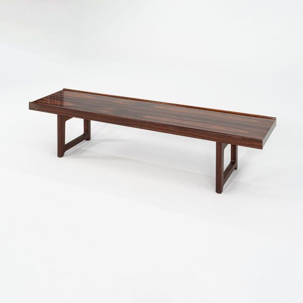 1960s Torbjorn Afdal for Mellemstrands Mobelfabrik Rosewood Bench or Coffee Table Online Sale