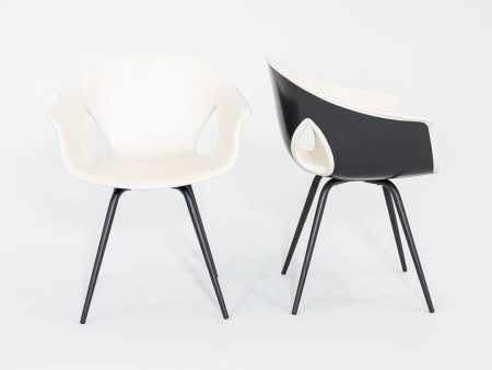 2013 Ginger Ale Chair by Roberto Lazzeroni for Poltrona Frau Leather, Foam, Steel, Plastic For Sale