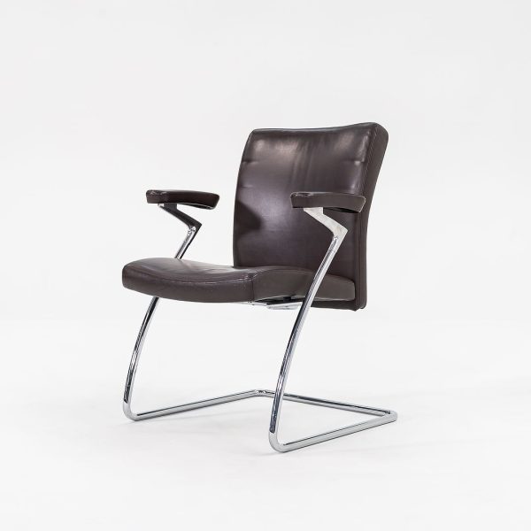 2003 Art Collection Arm Chair by Walter Knoll in Leather 10x Available For Cheap